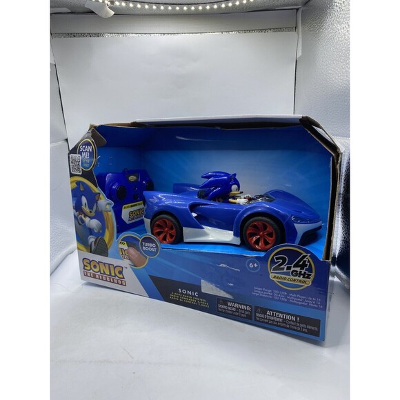 NKOK Sonic the Hedgehog 2.4 GHZ Turbo Boost RC Vehicle (open Box) - Picture 1 of 3